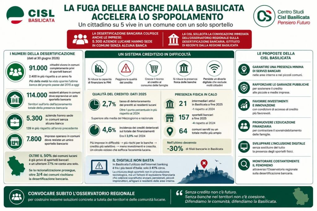 La desertización bancaria en Italia