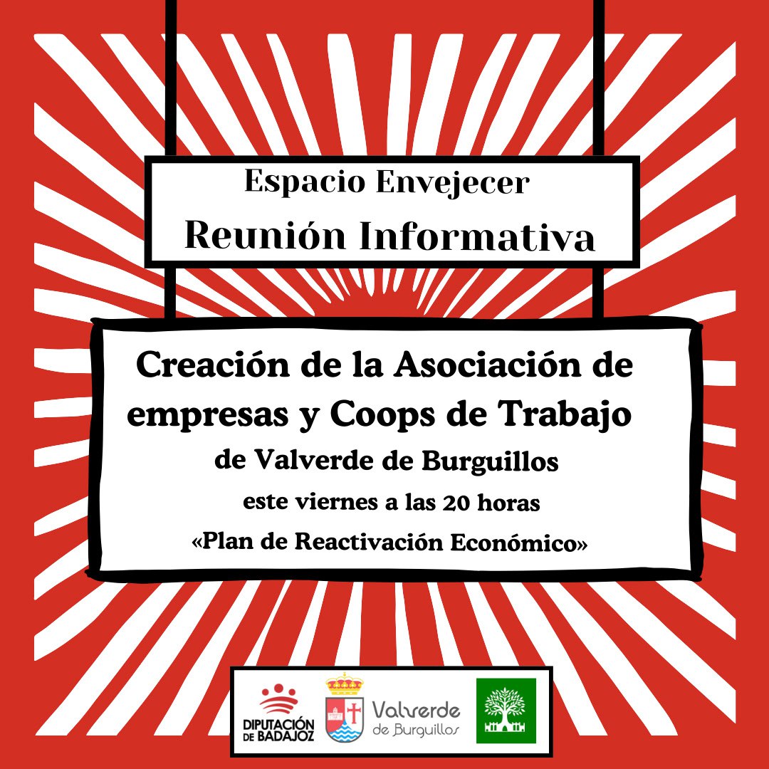 1ª Reunión informativa para la creación de la Asociación de empresas y cooperativas de trabajo de Valverde de Burguillos
