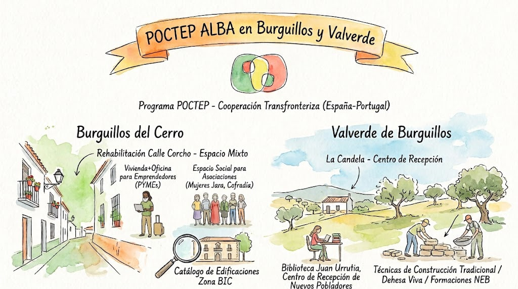 POCTEP Alba en Burguillos y Valverde